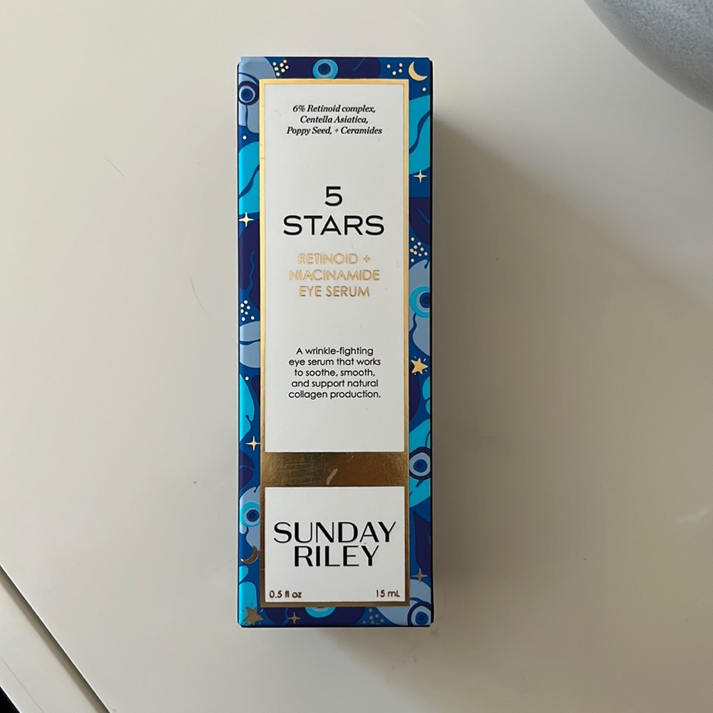 Sunday Riley 5 Stars Eye Cream Serum with Retinoid + Niacinamide